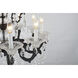 Canada LED 28 inch Satin Black Chandelier Ceiling Light
